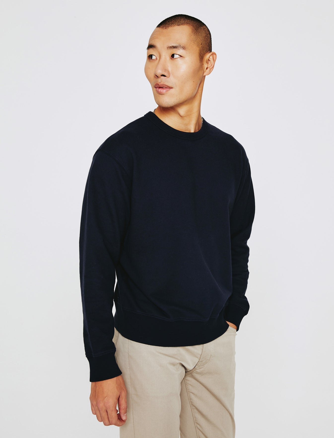 Arc Crew|Relaxed Crew Neck